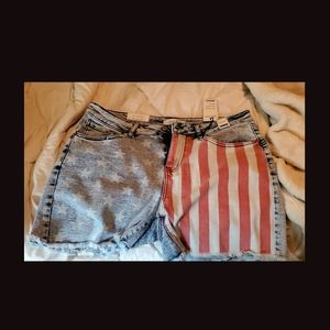 American flag judy blue shorts